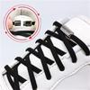 Shoelace 1pair Elastic No Tie Shoelaces Semicircle Shoe Laces For Kids And Adult Sneakers Quick Lazy Metal Round Lock Strings Ro