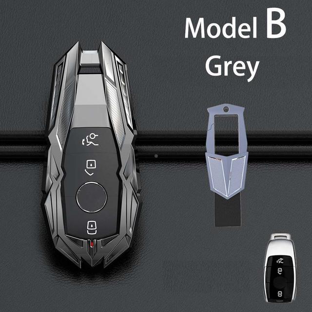 Автомобильные аксессуары из цинкового сплава, брелок для ключей, защитный чехол, подходит для Mercedes Benz EC Class W204 W212 W176 GLC CLA GLA