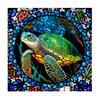Рамка для рисования по номерам для взрослых, набор, черепахи, животные, картина по номерам, креативные хобби для украшения дома, 40x40