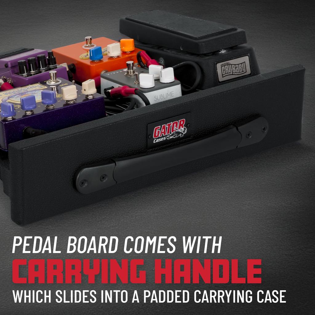 GATOR Effector Case Guitar Pedal Totes Series Pedal Board Carry Bag & GPT-BLACK []