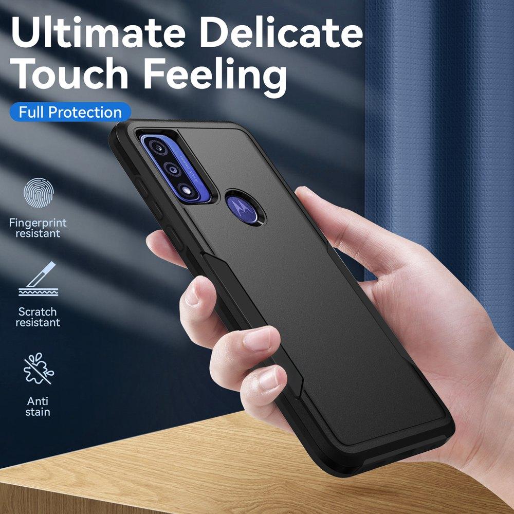 Чехол для Moto G Play Ударопрочный Гибридный Двухслойный Жесткий Чехол для Moto G Power / G Pure Чехлы с Защитной Пленкой для Экрана
