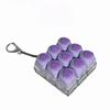 9-Button Design Keyboard Fidget Toy Soft Silicone Clicker Fidget Toy  Office Use