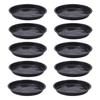 10 шт., 10 размеров, пластиковые круглые формы, домашний сад, цветочный горшок, поднос для цветов, блюдца