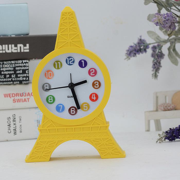 Table Color Digital Tower Alarm Clock, Wake Up Clock Student Clock Birthday Gifts Home Gifts Clock
