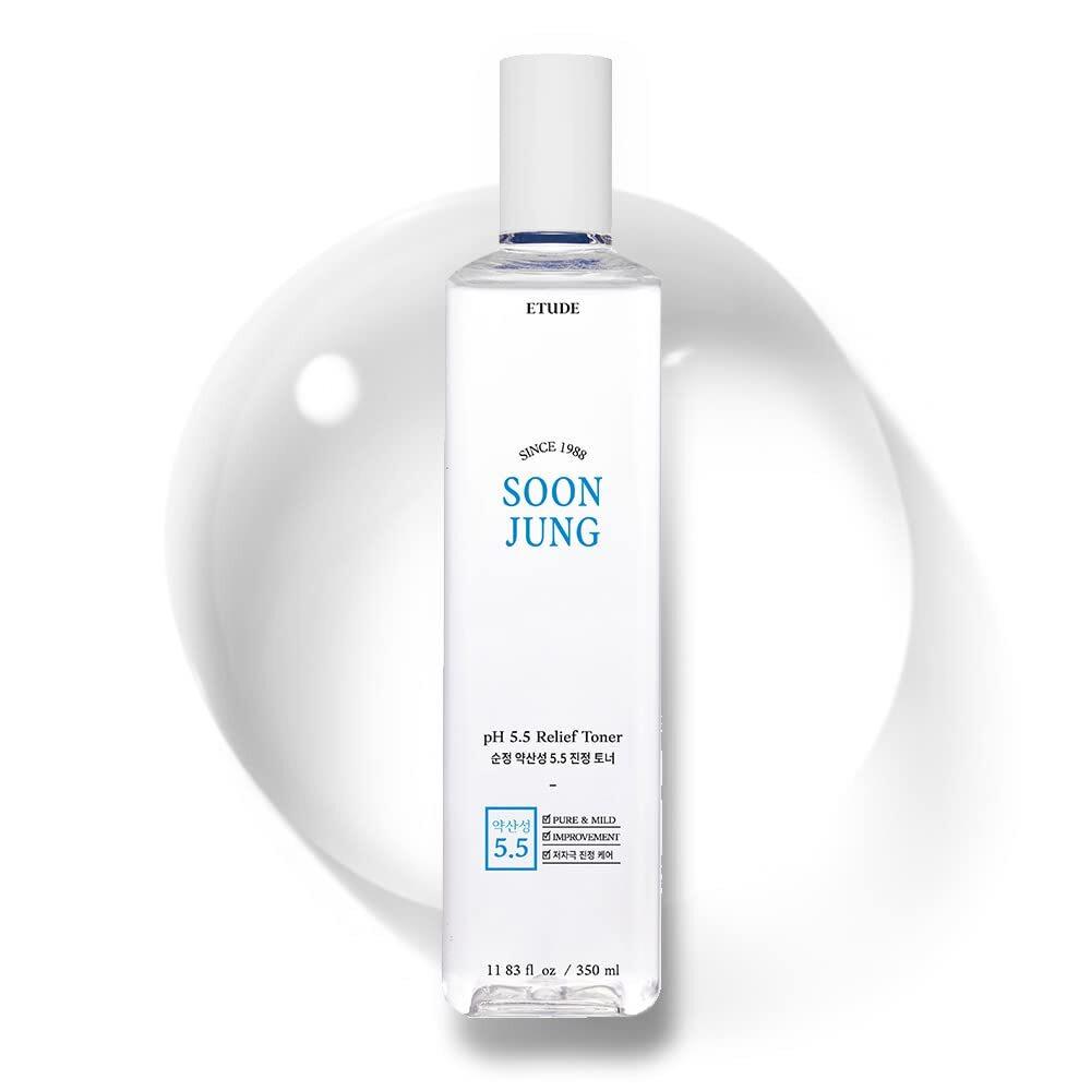ETUDE HOUSE SoonJung pH 5.5 Relief Toner, Увлажнение, Kbeauty, Корейская косметика, образец