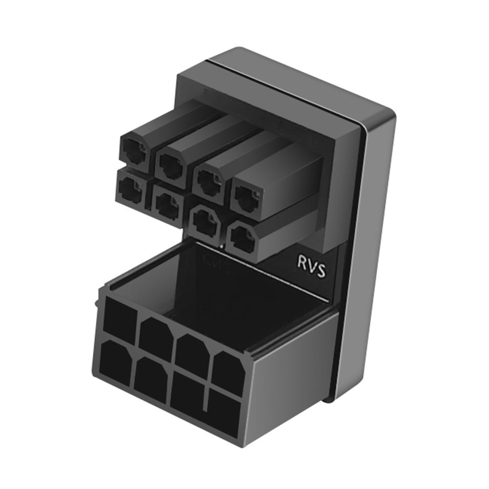 ATX 8PIN 6pin PCI-E 8pin разъем «мама-папа» под углом 90/180 градусов для настольных компьютеров, видеокарта, разъем усилителя руля для графического процессора