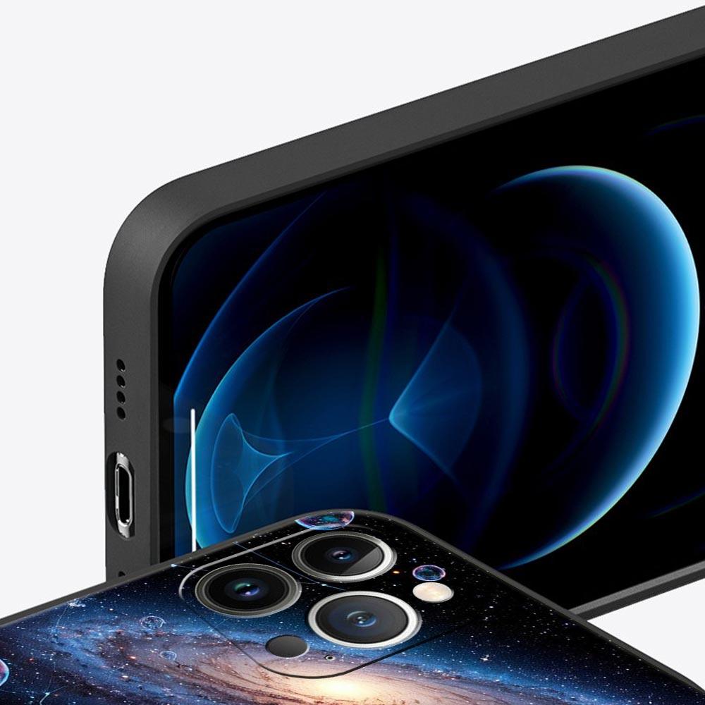 Чехол для телефона «Вселенная Звездное небо Луна» для iPhone 17 16 15 14 13 12 11 Pro Max 17 Air Plus Ударопрочный Мягкий ТПУ Корпус Fundas