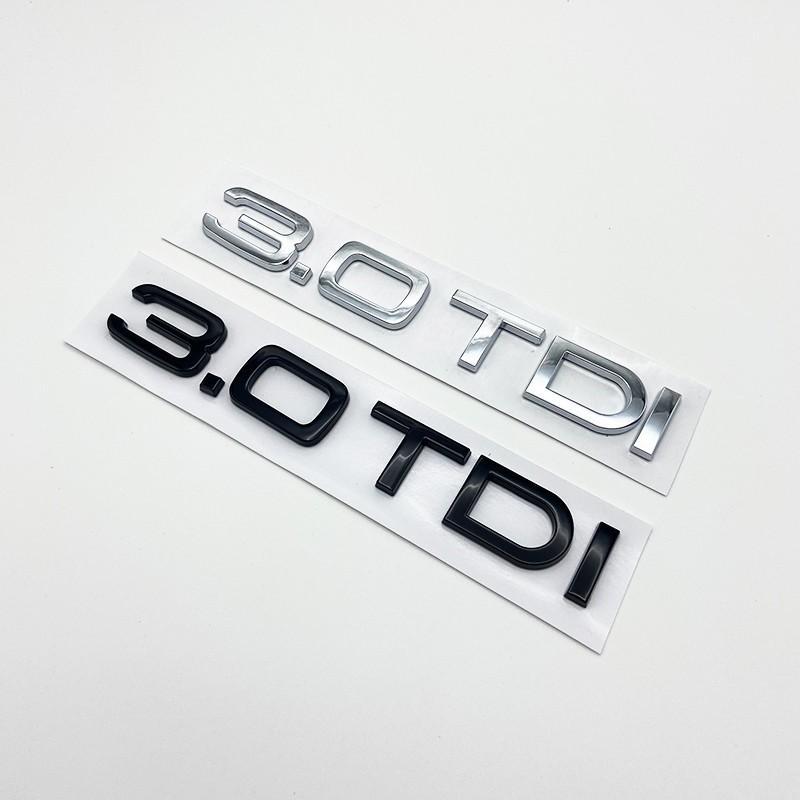 Автомобиль 3D ABS 2.0 3.0 TDI Буквы Логотип на багажник Шильдик с объемом Двигателя Наклейки Для Audi A1 A3 A4 A5 A6 A7 A8 Q2 Q3 Q5 Q7