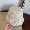 Fashion Vintage Bucket Hat for Women Solid Color Spring Autumn Sunshade Foldable Fisherman Cap Girls Outdoor Basin Hat