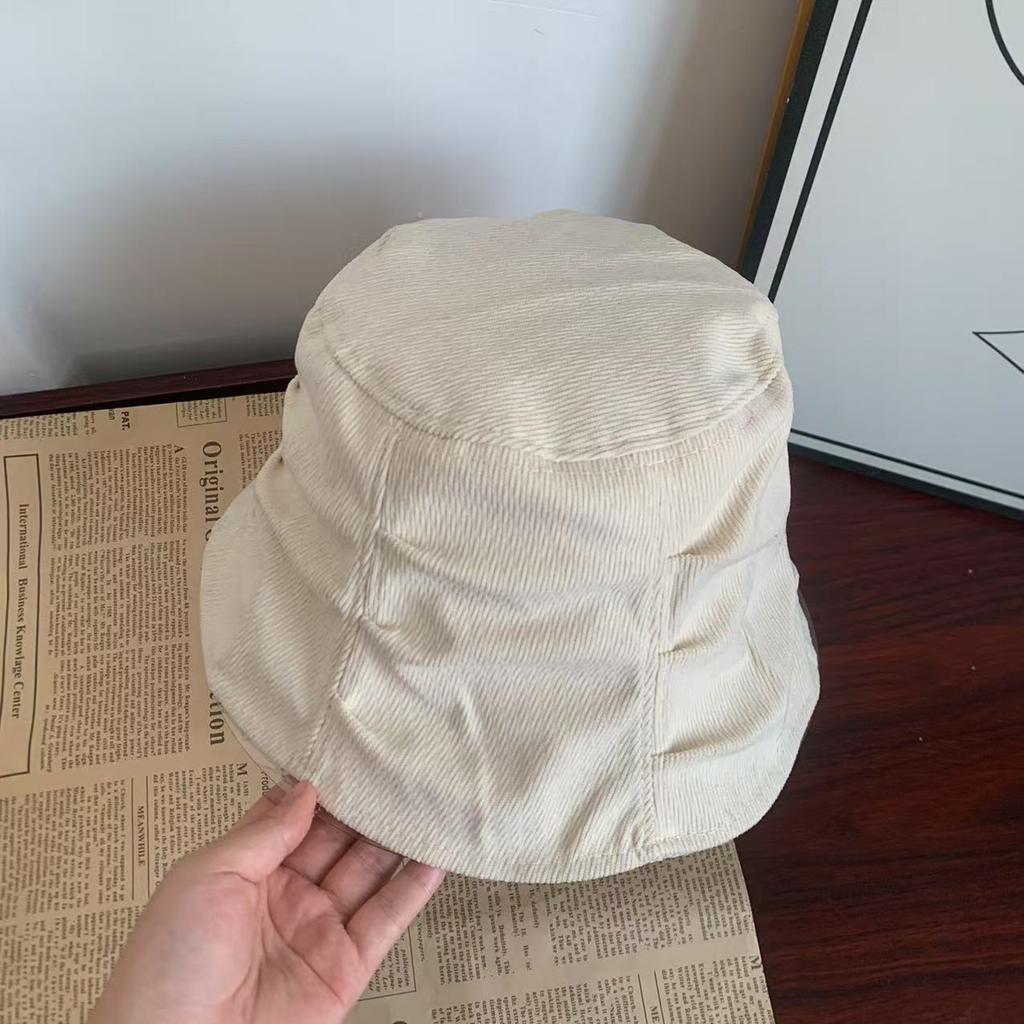 Fashion Vintage Bucket Hat for Women Solid Color Spring Autumn Sunshade Foldable Fisherman Cap Girls Outdoor Basin Hat