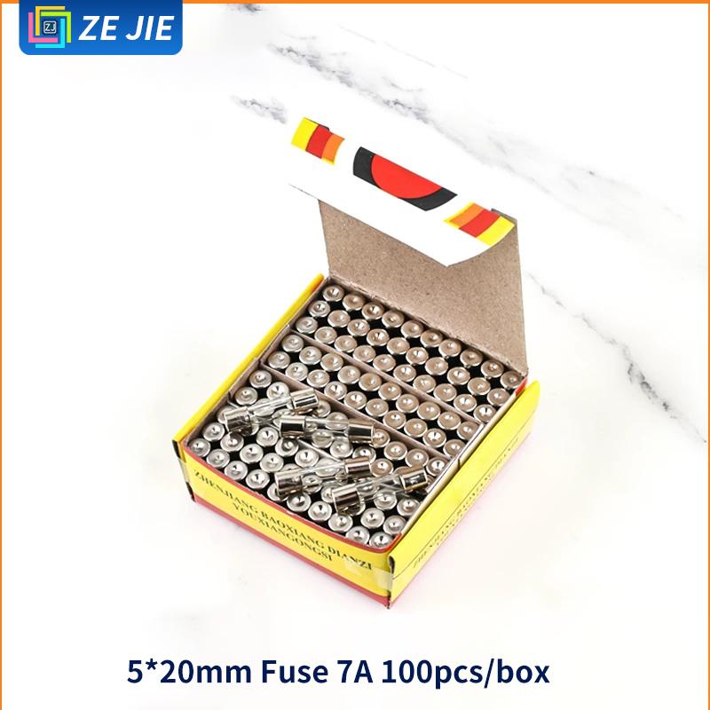 Стеклянный трубчатый предохранитель 5×20 мм 250 В Номинальные токи: Предохранители 0,5А 1А 2А 3А 4А 5А 10А4