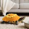 Одежда для черепах Дизайн с подсолнухом Вязаный с регулируемым эластичным ремешком Костюм-свитер для питомца для мелких животных Зимние холода