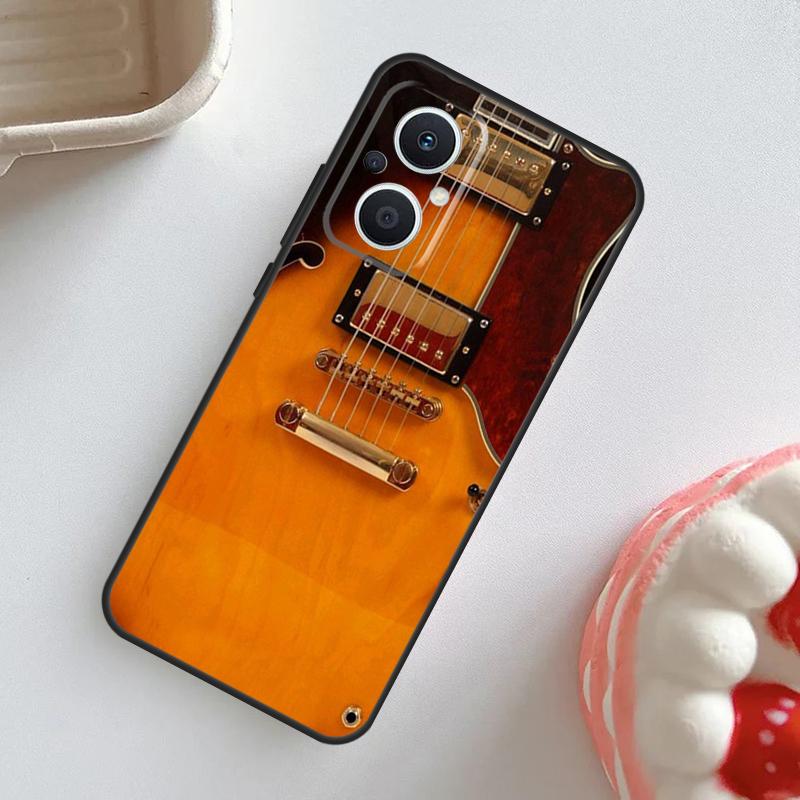 Чехол для музыкальных инструментов Гитара Скрипка Скрипка для OPPO Reno 7 8 6 5 4 Lite 8T 4Z 5Z 11 F 10 Pro OPPO Find X6 X5 Pro X2 X3 Neo