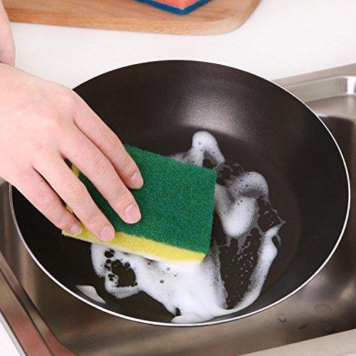 Многоцелевая губка-скребок Brite Guard из нейлона (Зеленый, 10 штук)