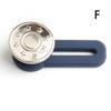 5pcs Jeans Waist Button Pant Waistband Expander Free Sewing Buttons Metal Extended Buckles