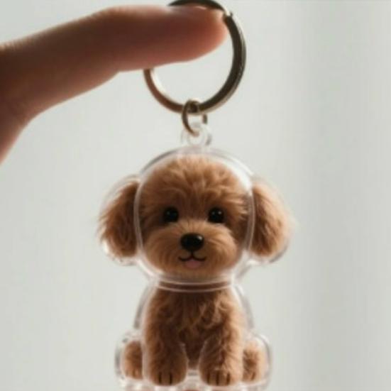 2/5Pcs Pet Hair Storage Box Keychain Portable Pet Memory Holder Secret Fur Collection Box Pet Hair Souvenir Box Keyring