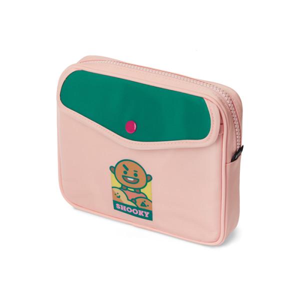 LINE FRIENDS BT21 SHOOKY Colorful Multi Pouch