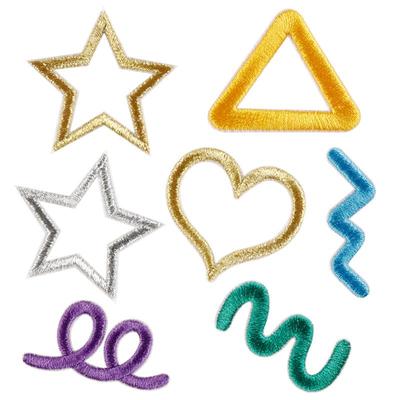 Корейская вышитая звезда DIY самоклеящаяся нашивка - Аксессуар для одежды