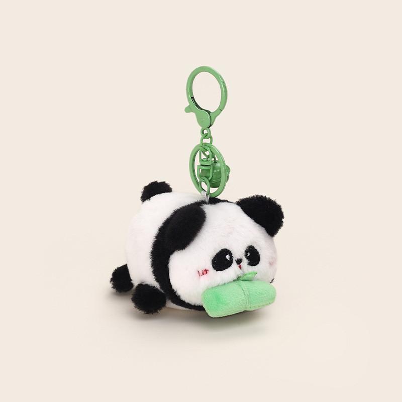 Adorable Plush Panda Keychain Accessory For Cute Bag Charm And Gift Idea