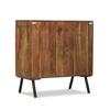 US STOCK Sideboard Storage Cabinet Modern Accent Console Table Wooden Floor Cabinet With 2 Doors For Dining Room Hallway