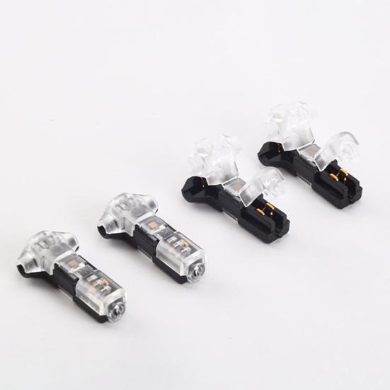 10/20/30/40/50 Pcs T Tap Wire Splice Connectors 3 Way 1 Pin Solderless Low Voltage