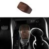 Wood Grain Center Console Gear Shift Knob 2pcs For Toyota Highlander 2020-2023