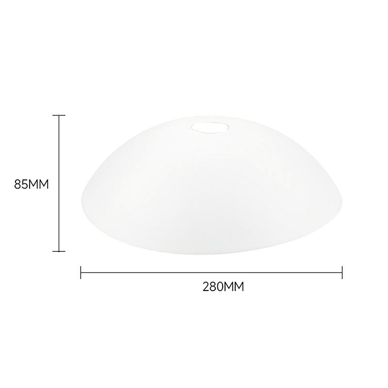 Пластиковый полукруглый абажур Домашний декор Абажур для настенного потолочного вентилятора Глобус Замена Клетка для лампочки Освещение