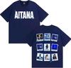 Singer Aitana 100cotton Unisexs shirt oversized Cuarto Azul Album graphics 2026 New summer Womens Y2k Hip Hop Streetwear Tshirt