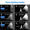 Уличные солнечные фонари Наружный водонепроницаемый светодиодный светильник Безопасность Датчик движения 360 светодиодов 3 режима с пультом дистанционного управления Садовый уличный фонарь
