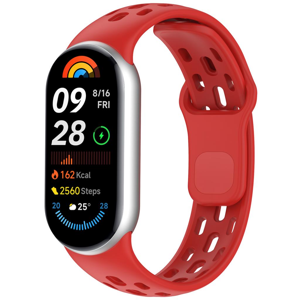Ремешок для Xiaomi Mi Band 10 9 8 NFC Аксессуары Спортивный силиконовый браслет Ремешок для запястья ремешок pulseira correa miband Mi band 10