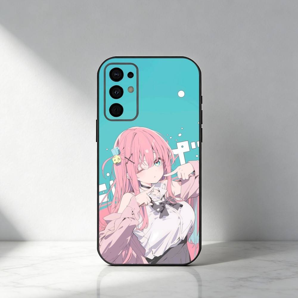 B-Bocchi The R-Rock Hitori Gotoh Phone Case For Samsung S25,S24,S21,S22,S23,S30,Ultra,S20,Plus,Fe,Note,5G Black Cover