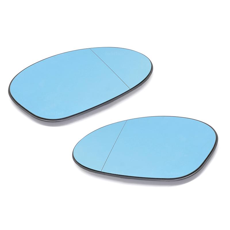 Боковое синее электрическое широкоугольное зеркало с подогревом для BMW Z4 E85 E86 1er 3er E82 E88 E90 E91 E92 E93 Pre-LCI E46-M3