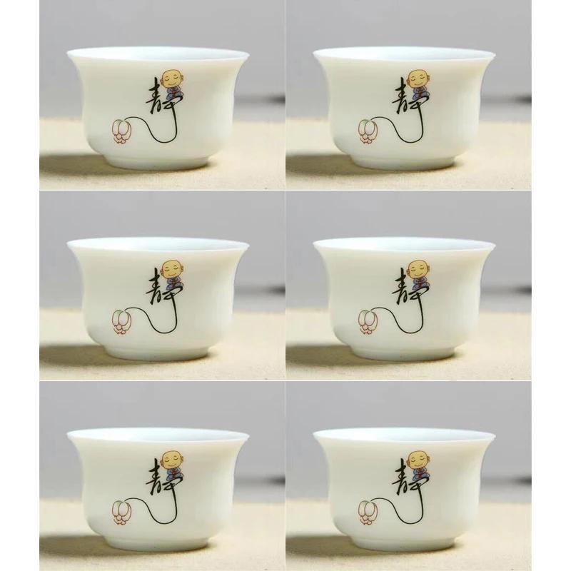 Креативный расписанный вручную керамический чайный набор из 6 чашек для чая в стиле кунг-фу, чайники для кипячения воды, чашки и кружки, кофейная кружка, заварочный чайник, бар