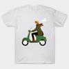 T Shirt Women Scooter Girl Harajuku Print Kawaii Tshirt Summer Short Sleeve Female T-Shirt Top Tee