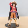 Bandai 15cm Integrated Luffy Hat Wearing Action Doll Statue Anime Character PVC Model Doll Series Toy Gift for Children