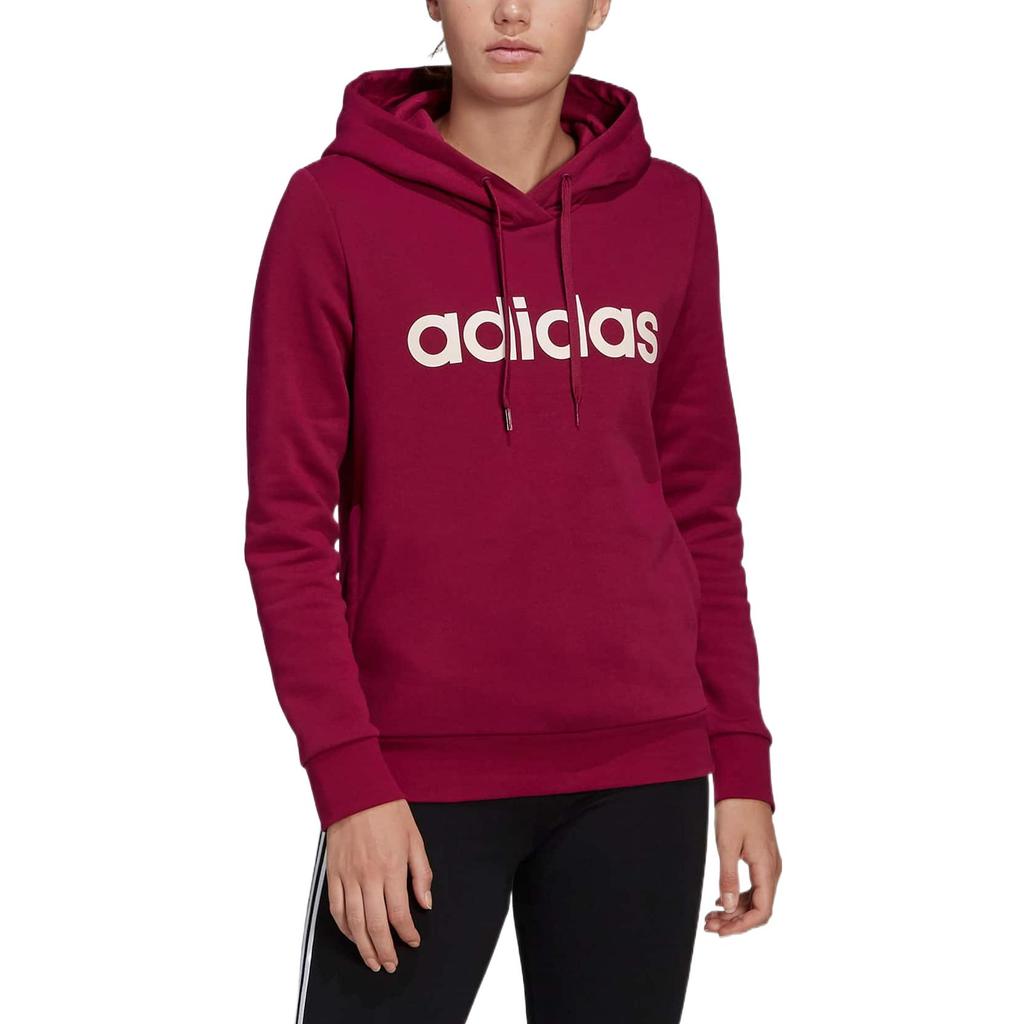 adidas Толстовка с буквенным принтом и длинными рукавами, женские топы, красный GP8733