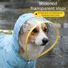 Waterproof Dog Hooded Raincoat Quick-dry Four-legged Raincoat Pet Waterproof Cloak  Outdoor Walking