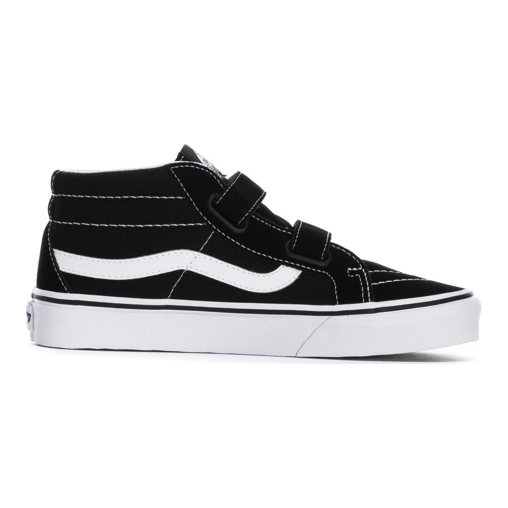 Vans SK8 Переиздание V Устойчивые к истиранию Поддержка Средняя высота Детские скейтбордические кроссовки Черный Подростки VN0A4UI56BT
