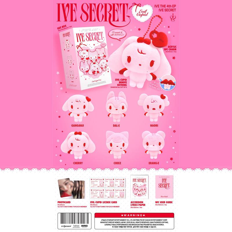 IVE THE 4th EP [IVE SECRET] (EVIL CUPID Ver. / PLATFORM / LIMITED)