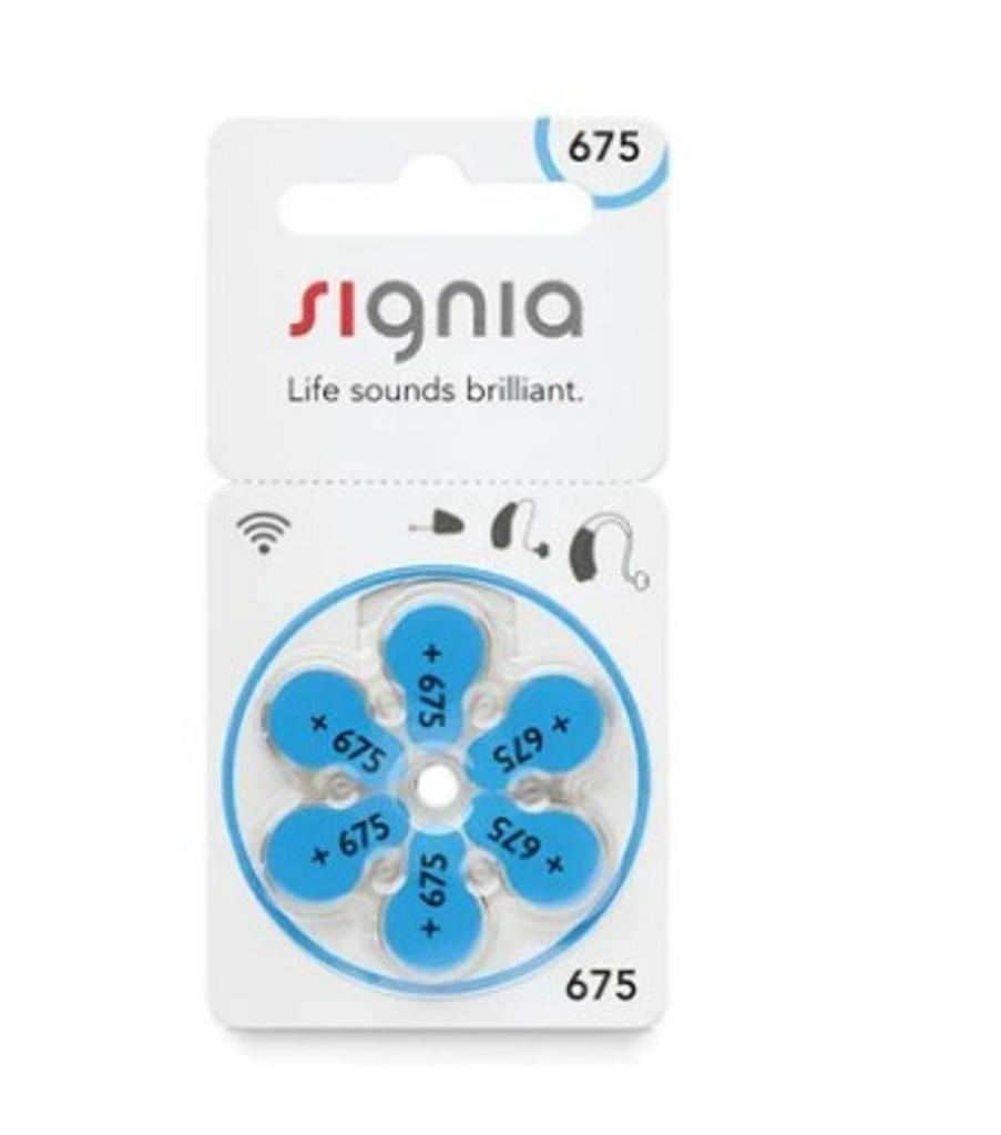 Siemens Signia Hearing Aid Battery 675 (5 X 10 X 6=300 Pieces)