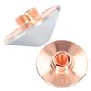Laser Nozzle Cutting Machine Head Cutter Dual Optical Fibre Chrome Plated Copper 1.6mm  0.06in
