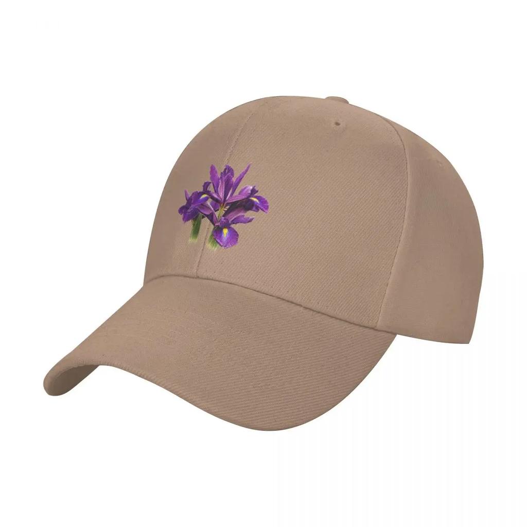 Elegant Dutch Iris Purple Sensation Baseball Cap Ball  fishing caps man Hood Men s Womens