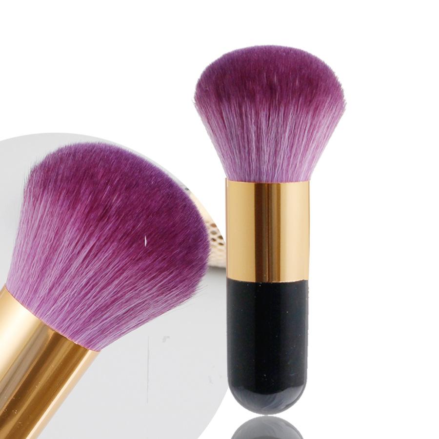 Кисть для пудры большого размера, профессиональные кисти для макияжа, черная многофункциональная кисть для тональной основы, румян, бронзатора, инструменты для макияжа