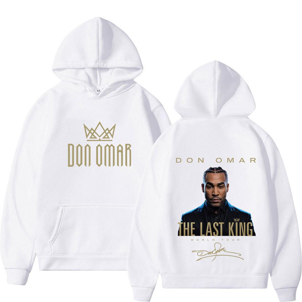 Rapper Don Omar The Last King Tour Print Hoodie Men Women Gothic Punk Sweatshirt Long Sleeves Fashion Pullover