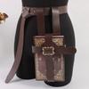 PU Leather Medieval Waist Belt Not with Book Book Pouch Set  Waist Accessories