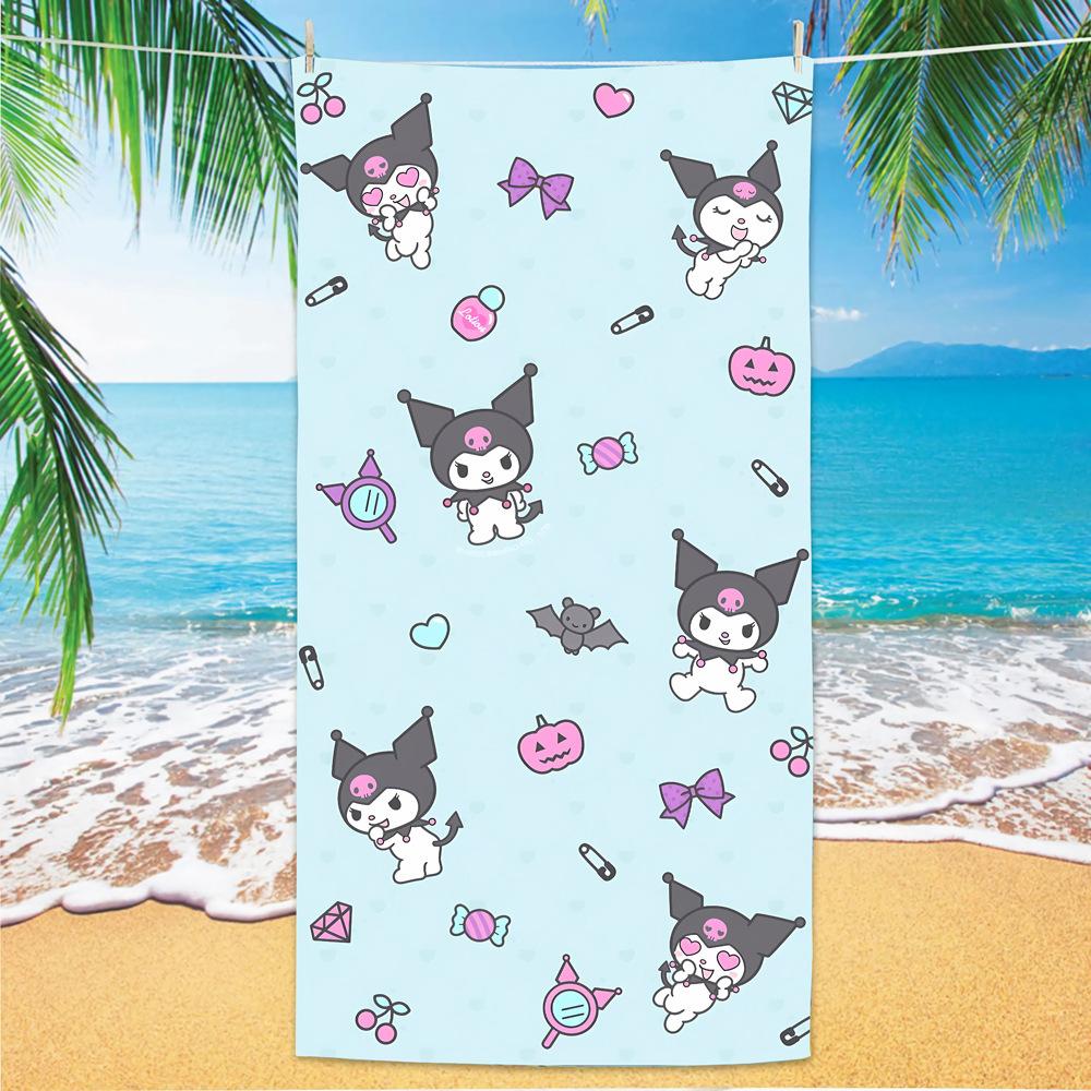 New Printed Beach Towel Stitch Kulomie Beach Towel Children'S Cartoon Towel Cloth