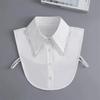 Women Shirt False Collar Vintage Elegant Blouse Lapel Shirt Detachable Collar Female Fake Collar Sweater Suit Decorative
