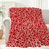 Yayoi Kusama Minimalism Throw Lightweight 240g Flannel Blanket Soft Skin-friendly for Summer Cooling