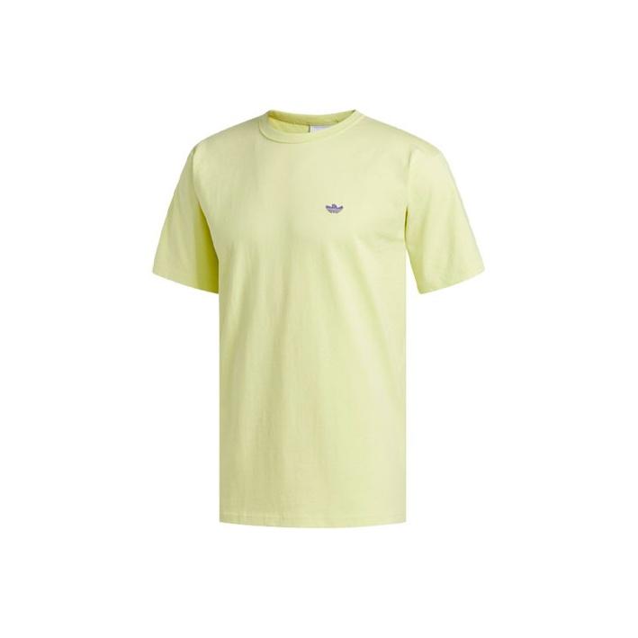 adidas Футболка с круглым вырезом Originals Trebfoil для мужчин, зеленые FM1435