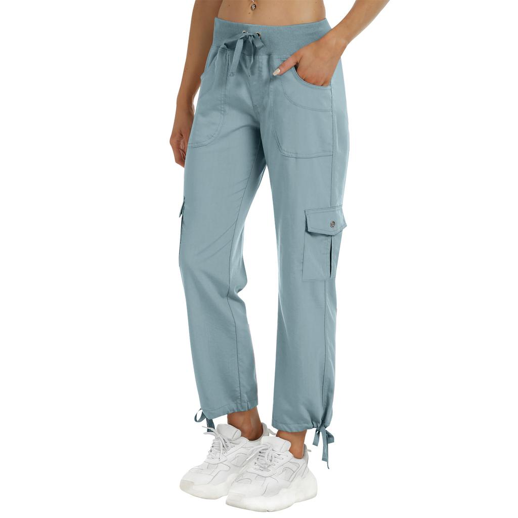Женские походные брюки, легкие, быстросохнущие, спортивные, для путешествий, повседневные, свободные, удобные, с милыми карманами
